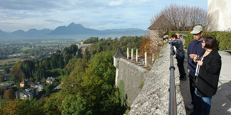 Hohensalzburg Fortress from below
