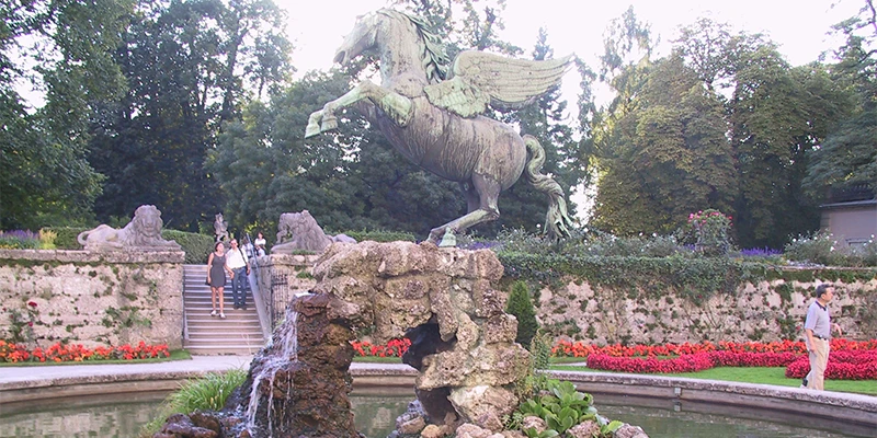 Pegasus fountain at Mirabell Gardens, a Sound of Music filming location