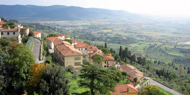 View from cortona wiki