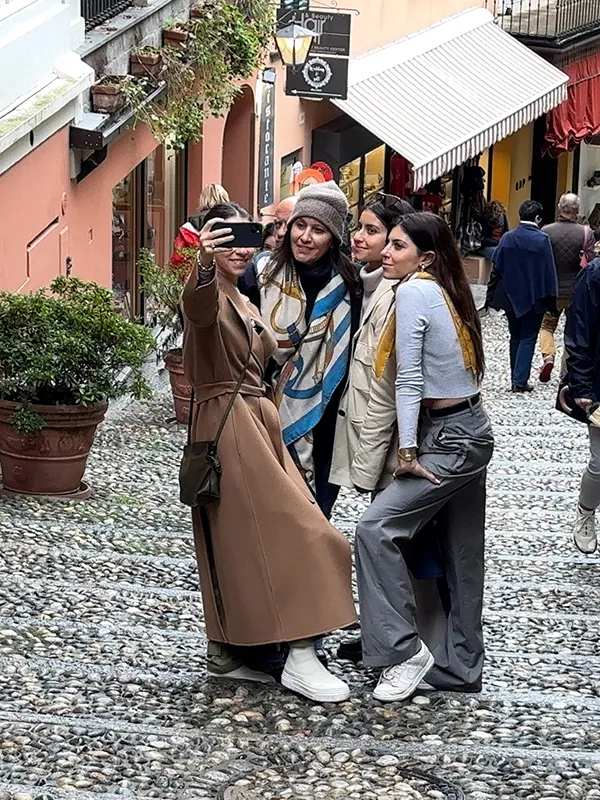Stepped lane in Bellagio on Lake Como
