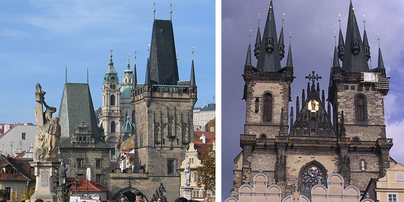 Prague bridge
