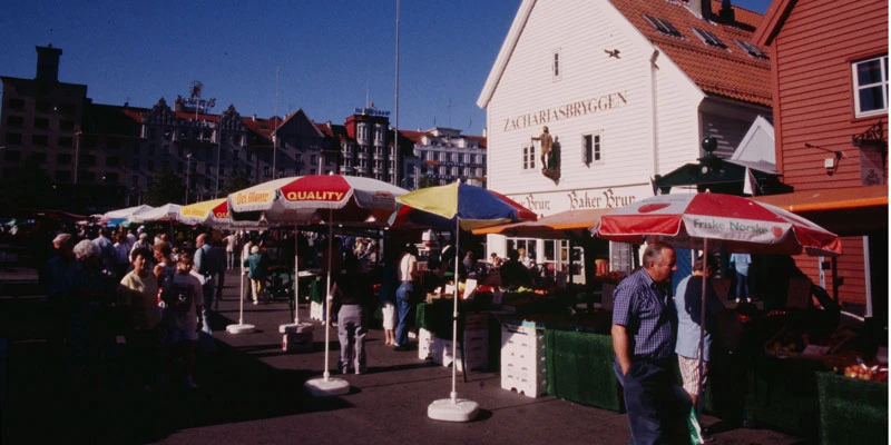 Bergen downtown square