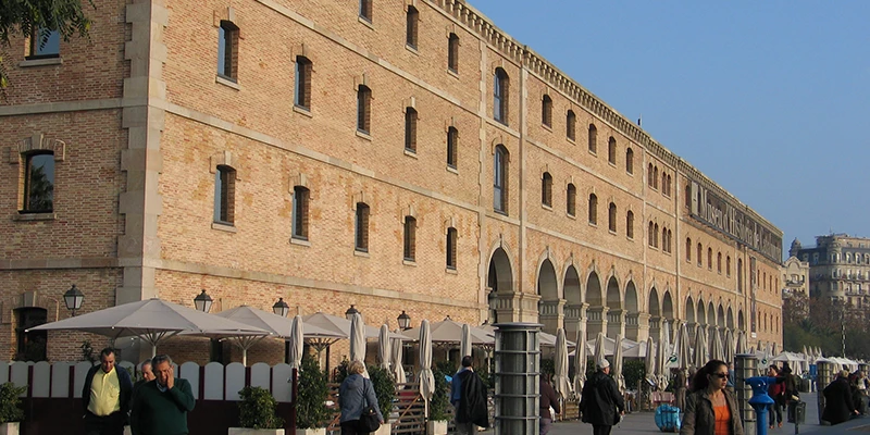 Museu d'Història de Catalunya in the restored brick warehouse