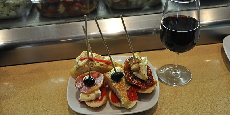 Convivial bar culture and tapas on the streets around Granada Cathedral