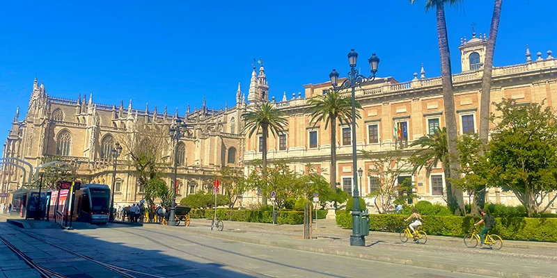 Downtown Seville street scene