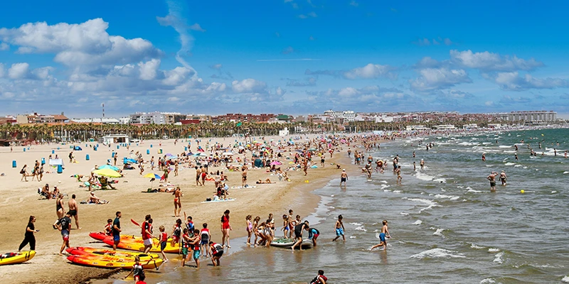 Beach promenade