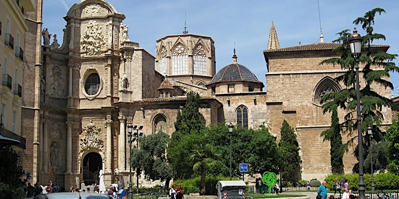 Historic old town with Gothic churches