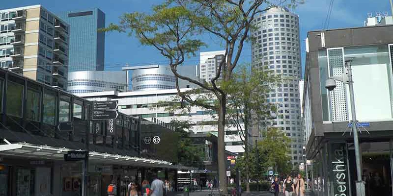 Rotterdam modern city center