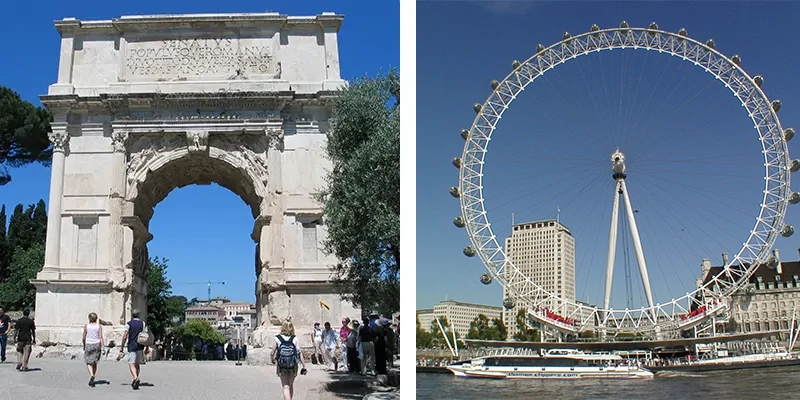 Rome to London