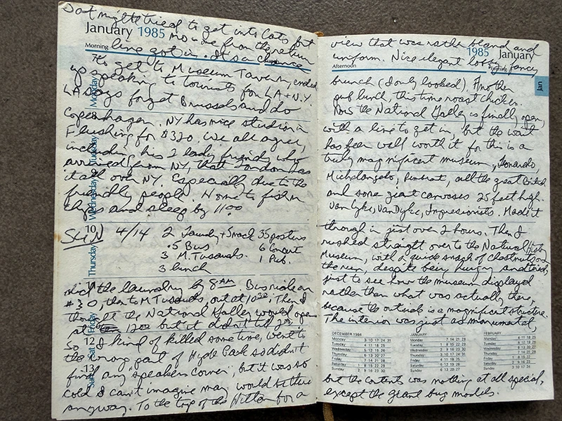 journal page