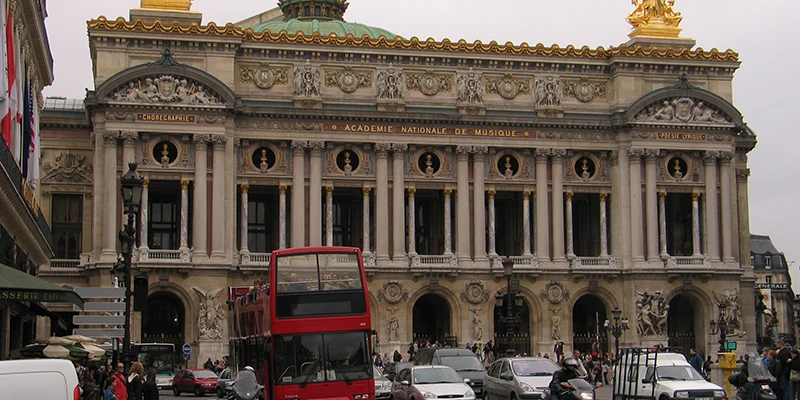 The Paris Opera house